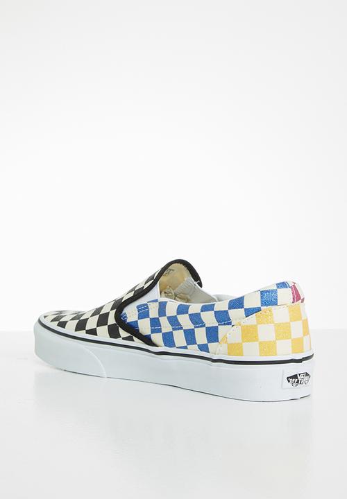 Vans - Classic Slip-On - (glitter check) multi/true white