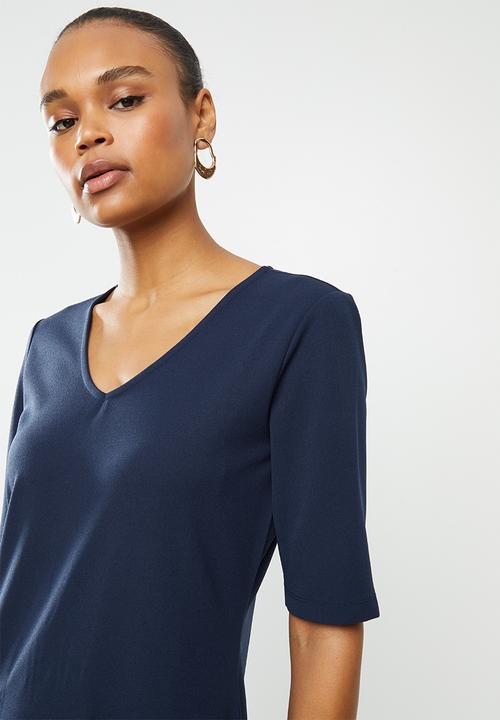 Jacqueline de Yong - One catia treats pocket dress - navy