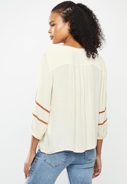 Vero Moda - Guna 3/4 shirt - neutral