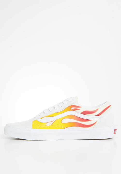 Vans - Old Skool - (flame) true white/classic white