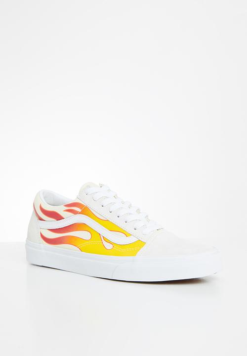 Vans - Old Skool - (flame) true white/classic white
