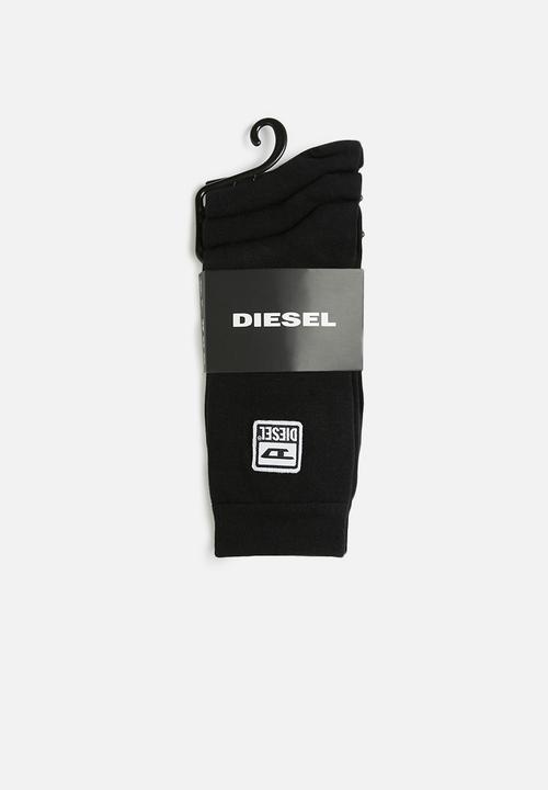 Diesel  - Ray 3 pack socks - black
