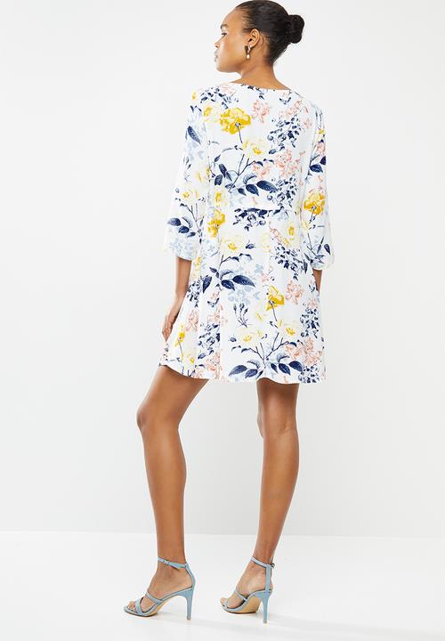 ONLY - Sandra 3/4 short dress - multi