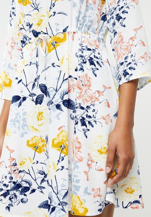 ONLY - Sandra 3/4 short dress - multi