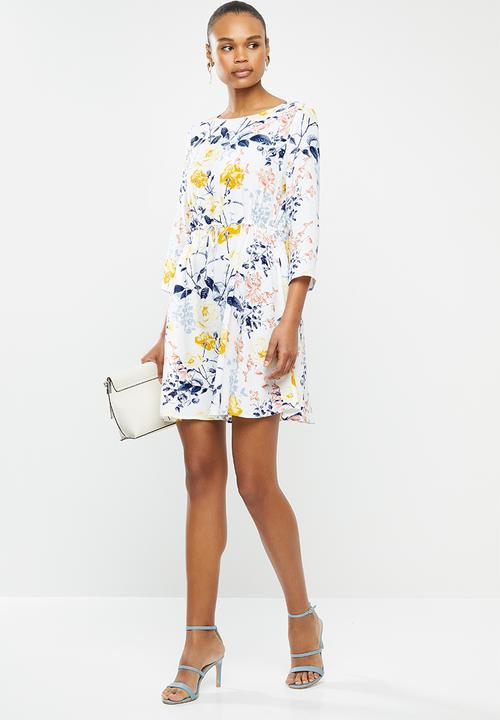 ONLY - Sandra 3/4 short dress - multi