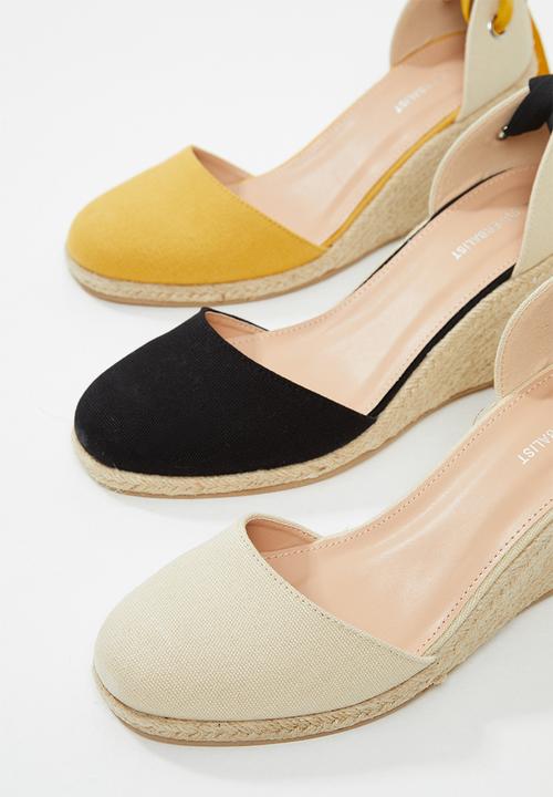 Superbalist - Bella espadrille heel - black
