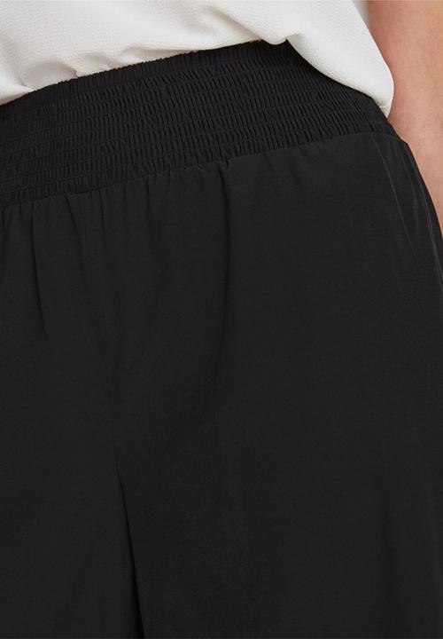 Vero Moda - Molla highwaist culotte pant - black
