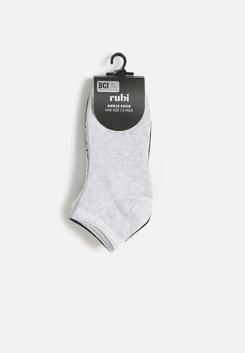 Cotton On - 5 Pack ankle sock - multi