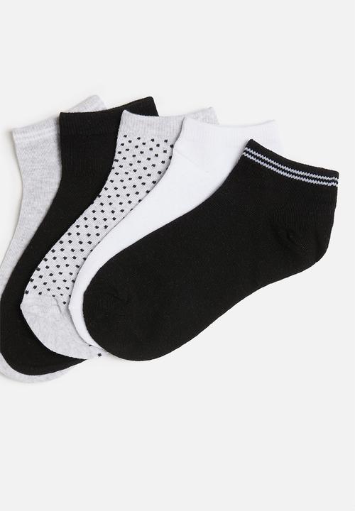 Cotton On - 5 Pack ankle sock - multi