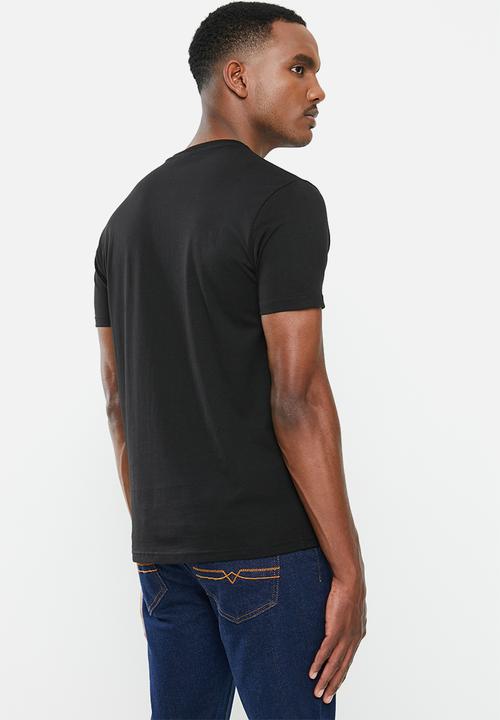 POLO - PRS printed logo tee - black