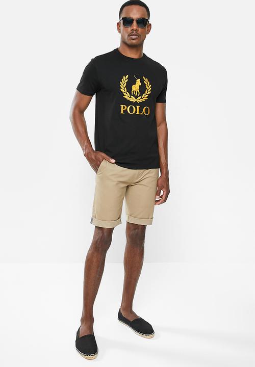 POLO - PRS embroidered logo tee - black
