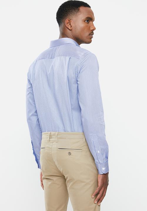 POLO - PRS harvard striped shirt - blue