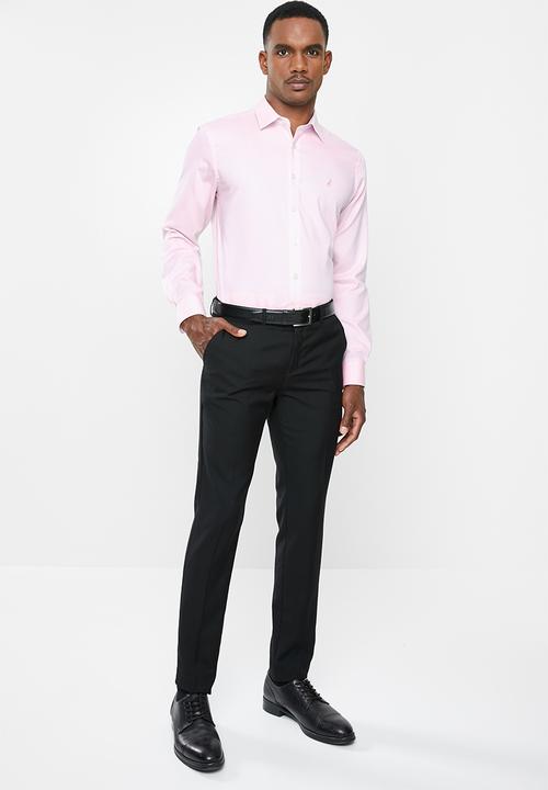 POLO - Prs amalfi classic twill shirt - pink