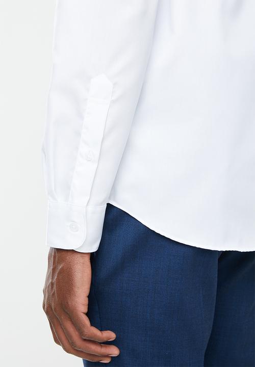 POLO - PRS kent wrinkle free shirt - white