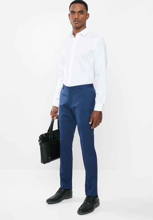 POLO - PRS kent wrinkle free shirt - white