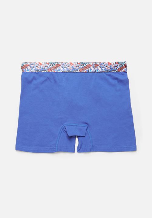 Jockey - Single trendz plain long leg pouch trunks - palace blue