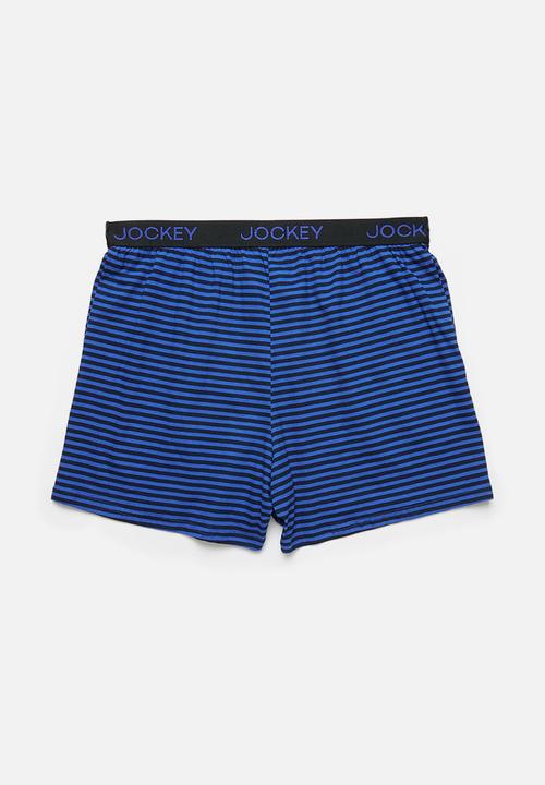 Jockey - Single printed loose fit boxers - med stripe
