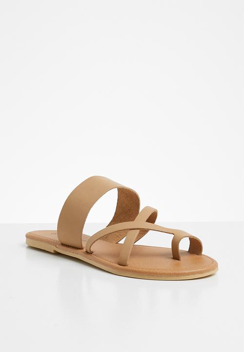 Superbalist - Kendra leather slide - neutral