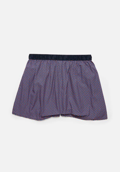 Jockey - Single digital printed loe woven boxer briefs - geo triangle