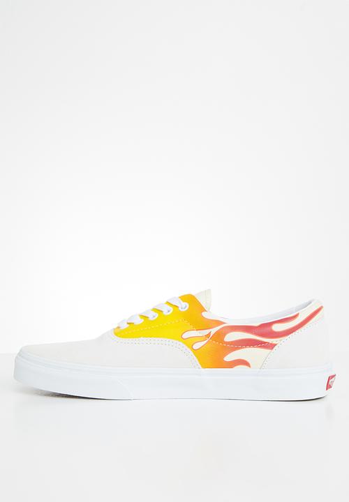 Vans - Ua era - (flame) true white/classic white