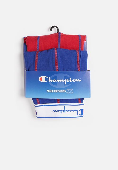 Champion - Plain 2pk boxer briefs  -multi