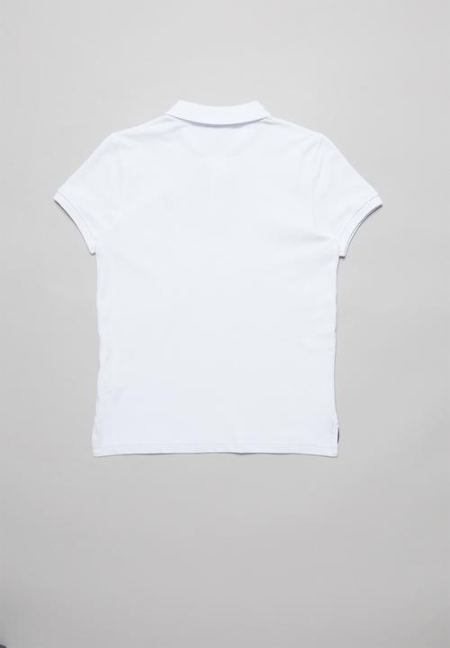 POLO - Boys Austin short sleeve golfer - white