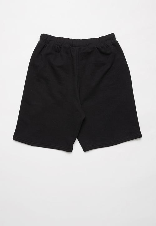 Rebel Republic - Boys fleece shorts - black