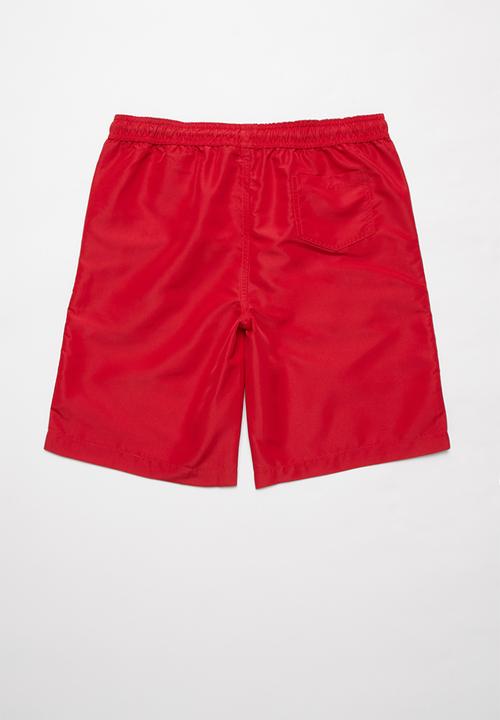 POLO - Boys dean active short - red