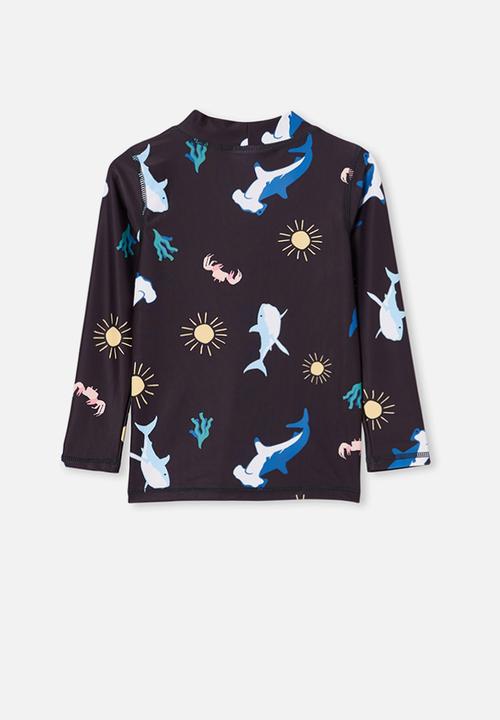 Cotton On - Flynn long sleeve rash vest - multi 