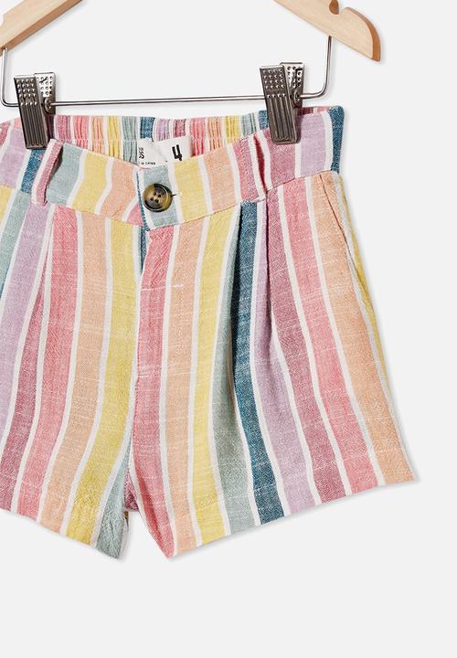 Cotton On - Cassidy short - rainbow stripe