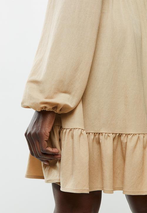 MANGO - Shirt dress lillian - beige 