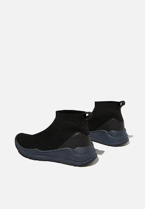 Cotton On - Knit trainer - black