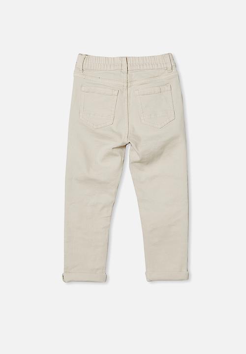 Cotton On - Biker moto jean - ecru