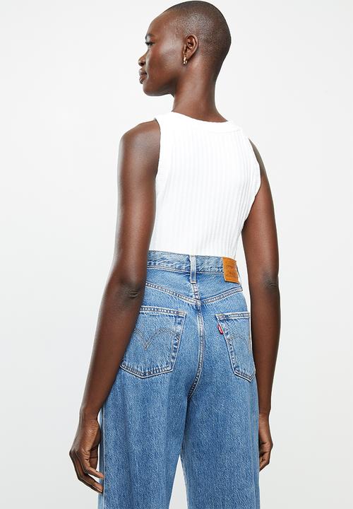 MANGO - Top ciela - white 