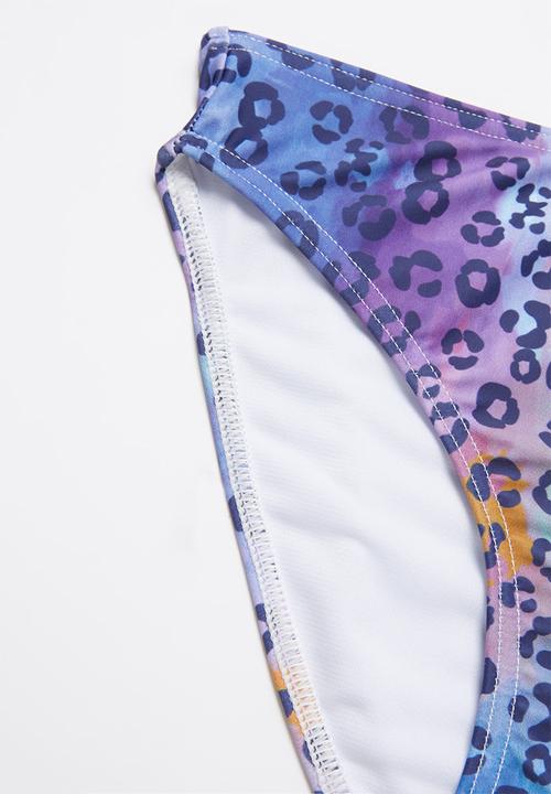 Rebel Republic - Animal print two piece swimsuit - multi 