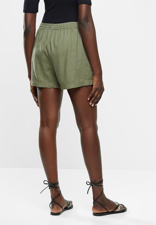Jacqueline de Yong - Scarlet shorts - khaki