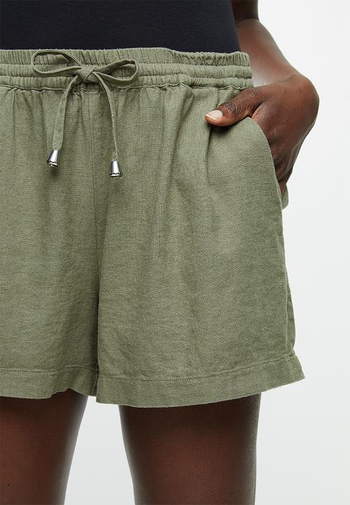 Jacqueline de Yong - Scarlet shorts - khaki