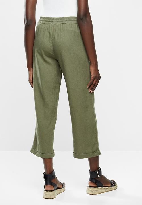 Jacqueline de Yong - Scarlet culotte pants - khaki 