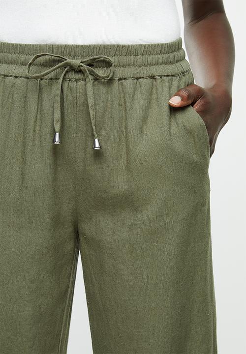 Jacqueline de Yong - Scarlet culotte pants - khaki 