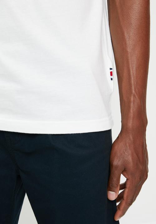 Tommy Hilfiger - Lh rwb signature logo tee - snow white