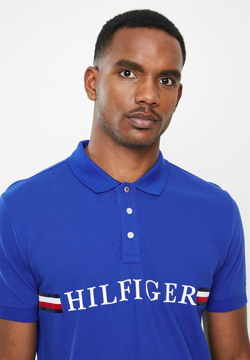 Tommy Hilfiger - Wcc large logo regular polo - surf the web