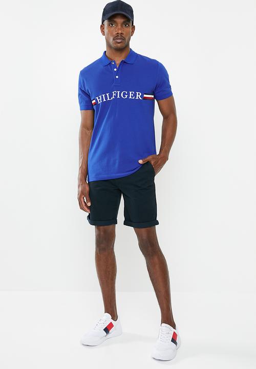 Tommy Hilfiger - Wcc large logo regular polo - surf the web