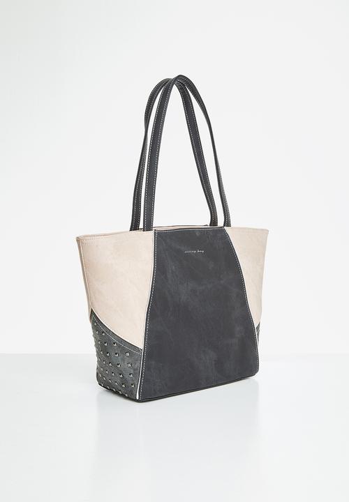 SISSY BOY - Tote - pink & black 
