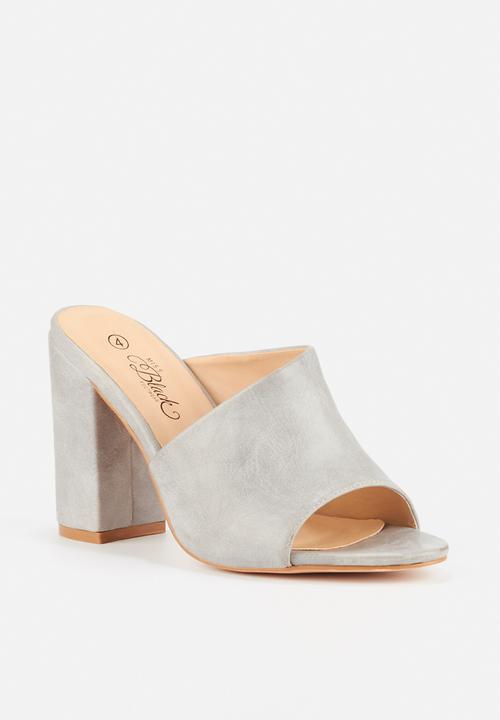 Miss Black - Taranto 2  heel - grey