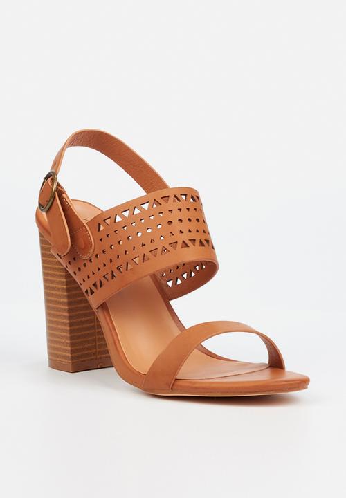 Miss Black - Kynos heel - tan