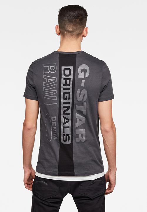 G-STAR - Block originals gr slim tee - navy