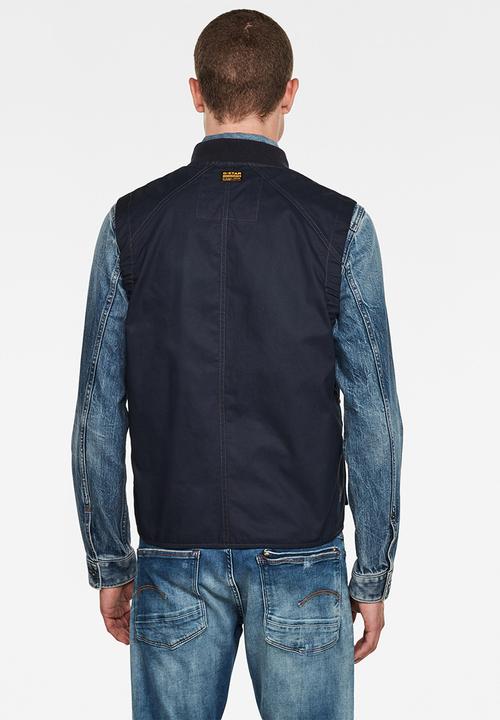 G-STAR - Utility vest - blue