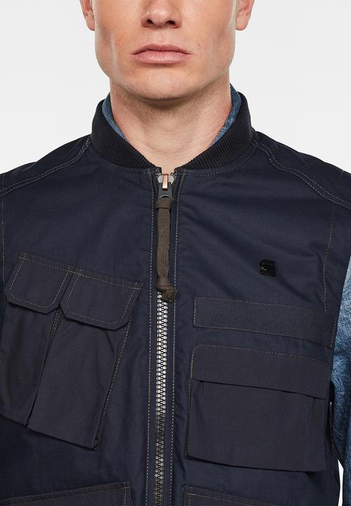 G-STAR - Utility vest - blue