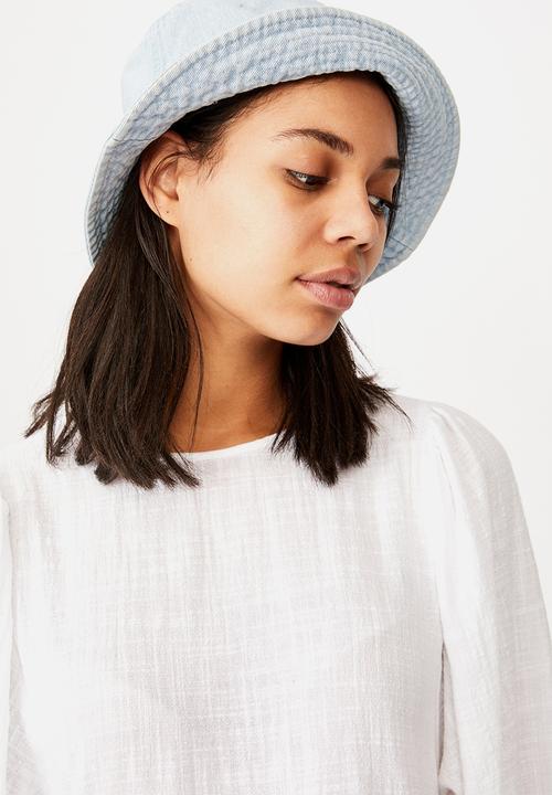 Rubi - Bianca bucket hat - denim