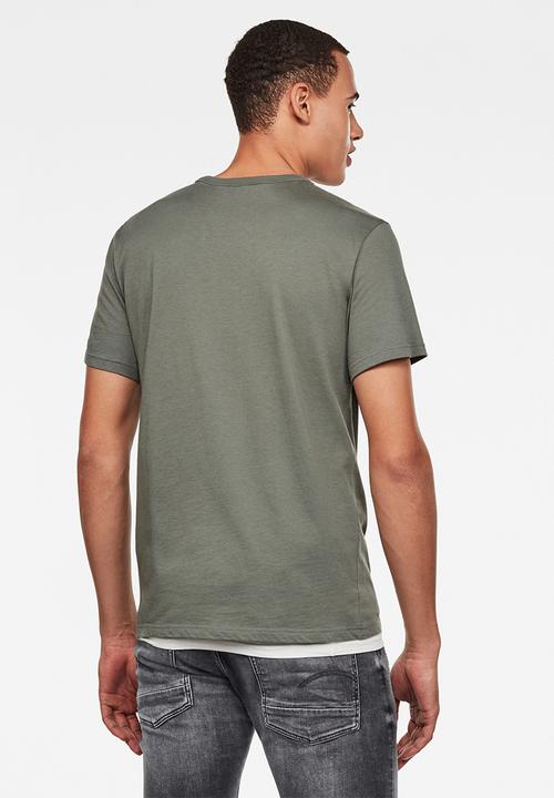 G-STAR - Graphic core straight T-shirt - khaki